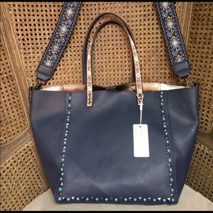 Urban expression holly vegan tote bag blue